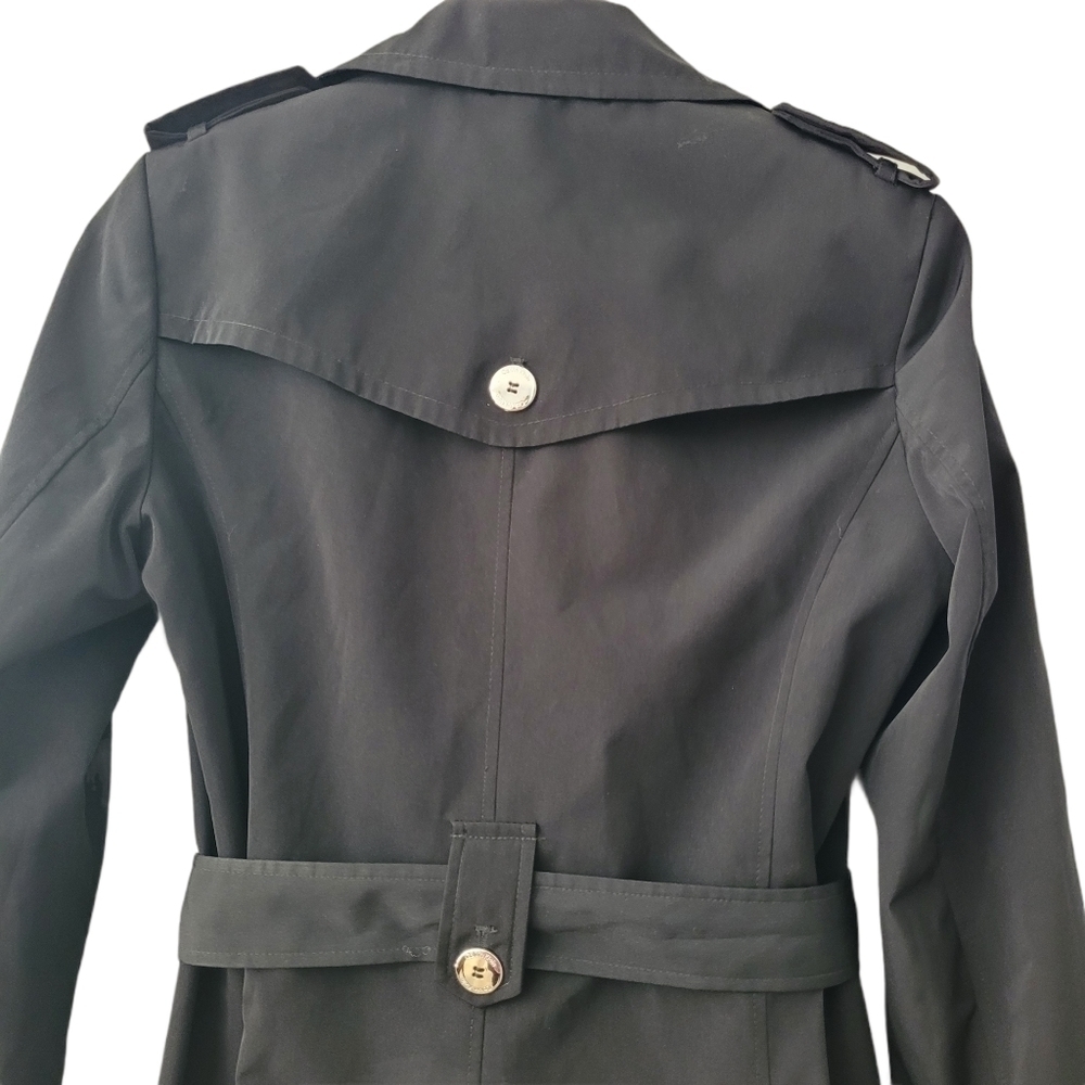 double Breasted Tie Waist Trench Coat Size XS | S - Picture 8 of 12
